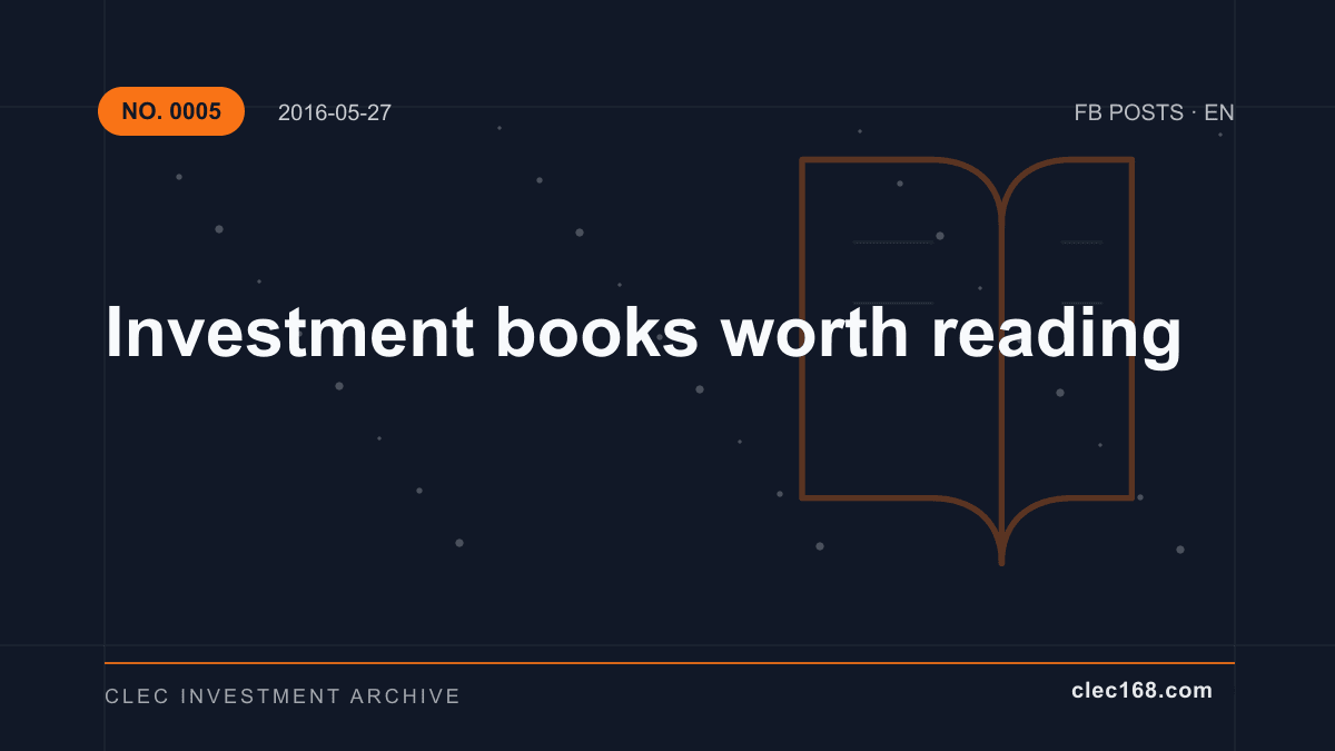 Investment books worth reading