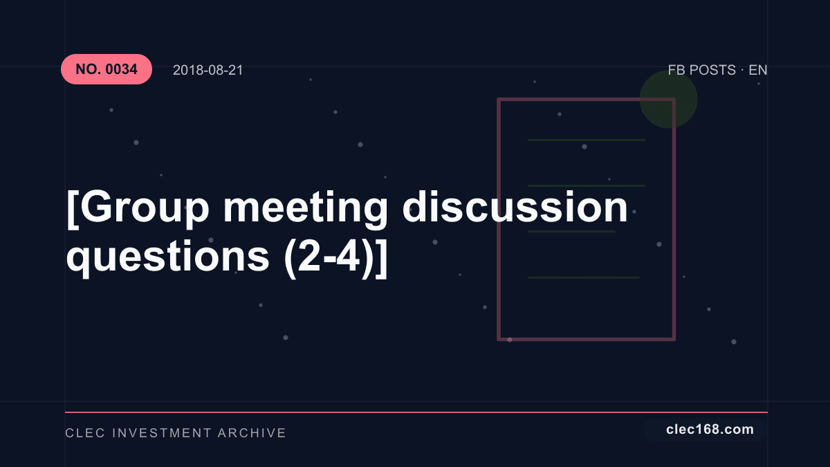 [Group meeting discussion questions (2-4)]