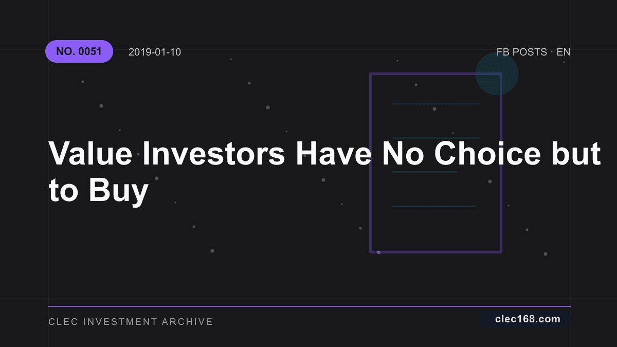 Value Investors Have No Choice but to Buy