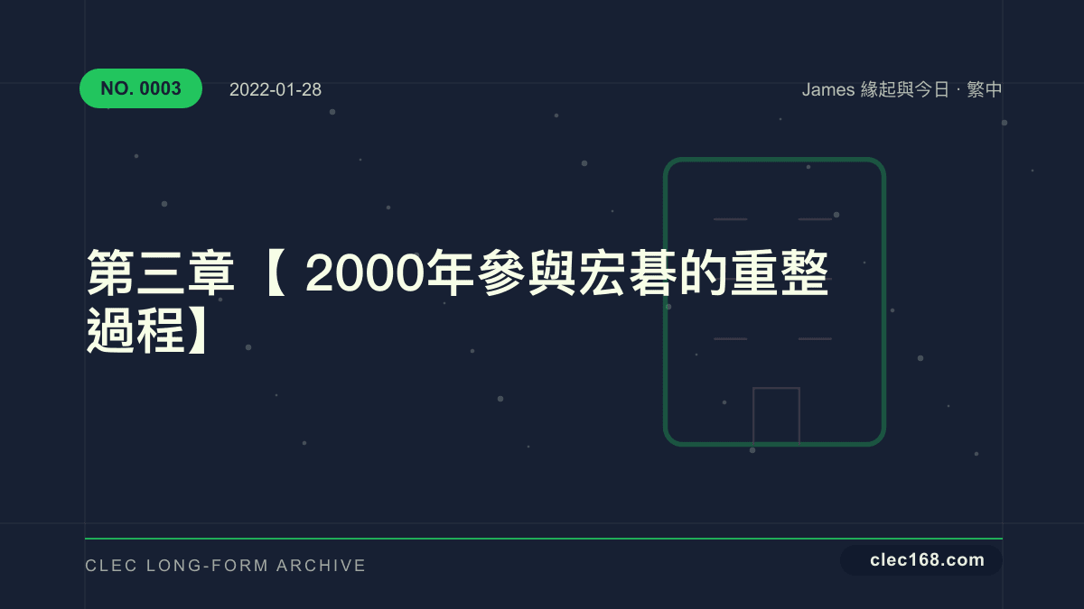 第三章【2000年參與宏碁的重整過程】