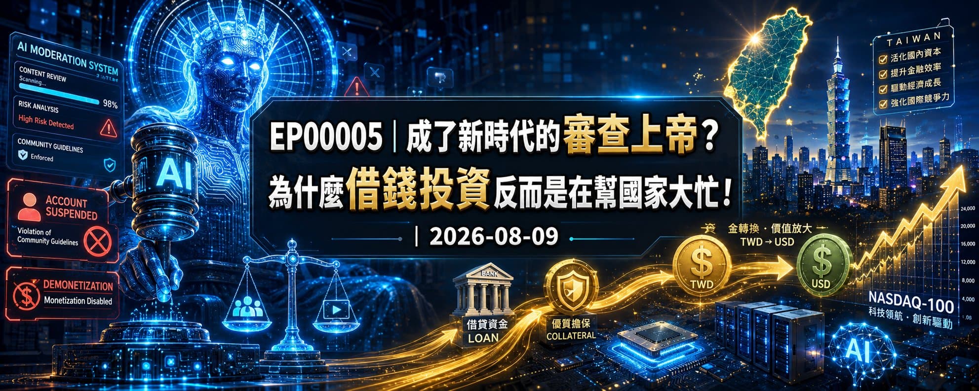成了新時代的審查上帝？為什麼借錢投資反而是在幫國家大忙！