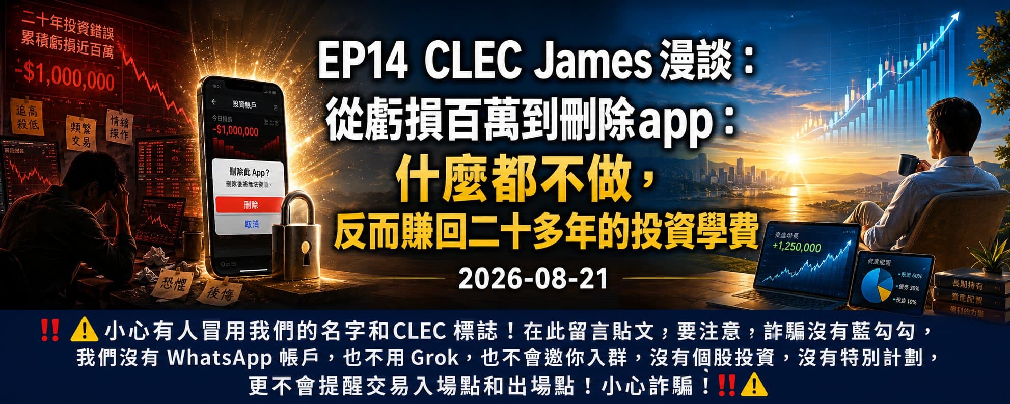 從虧損百萬到刪除 App:什麼都不做,反而賺回二十多年的投資學費 從虧損百萬到刪除 App:什麼都不做,反而賺回二十多年的投資學費